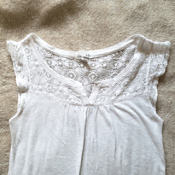 Aeropostale || white tank top - Picture 2 of 7